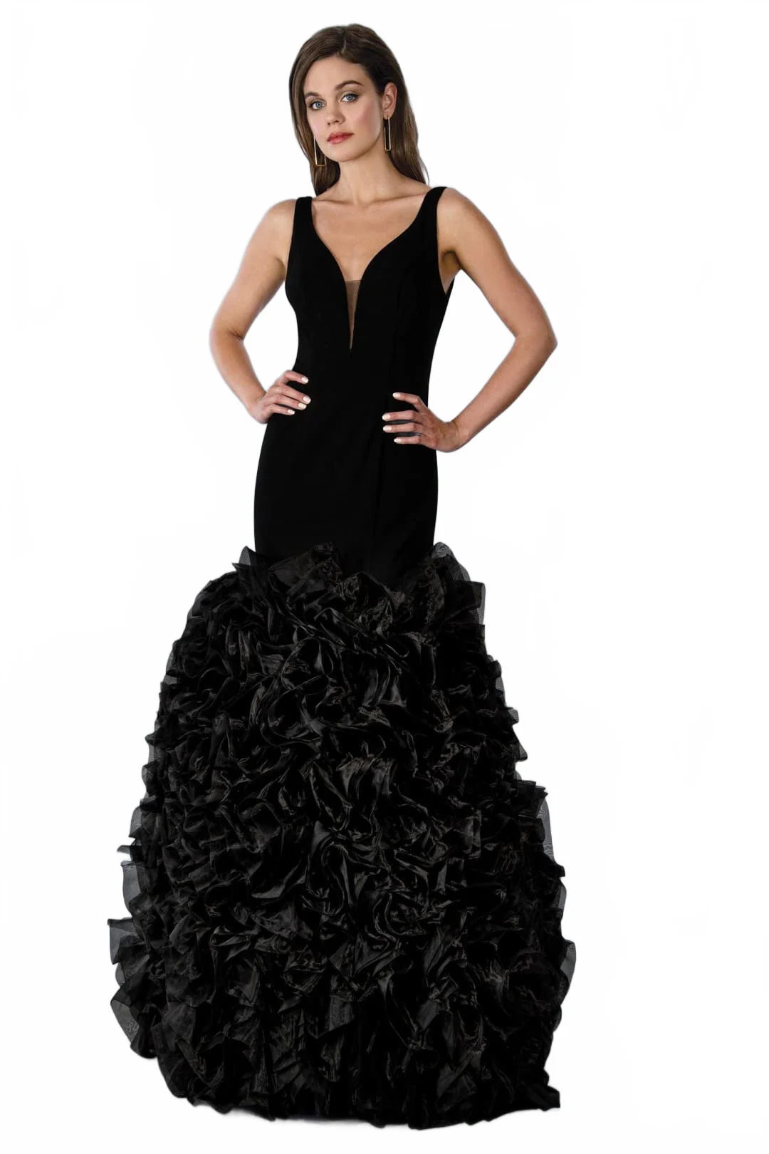 Stella Couture 23120 Sleeveless Long Prom Dress - Image 3