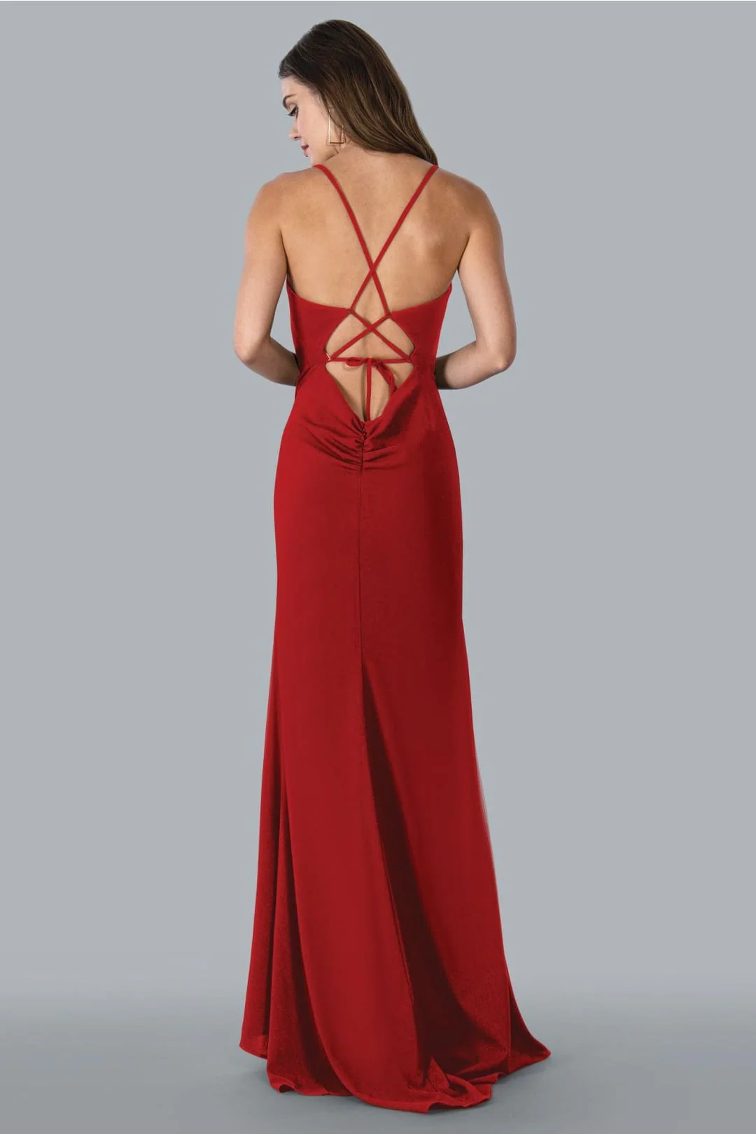 Stella Couture 23179 Spaghetti Strap Sexy Long Dress - Image 2
