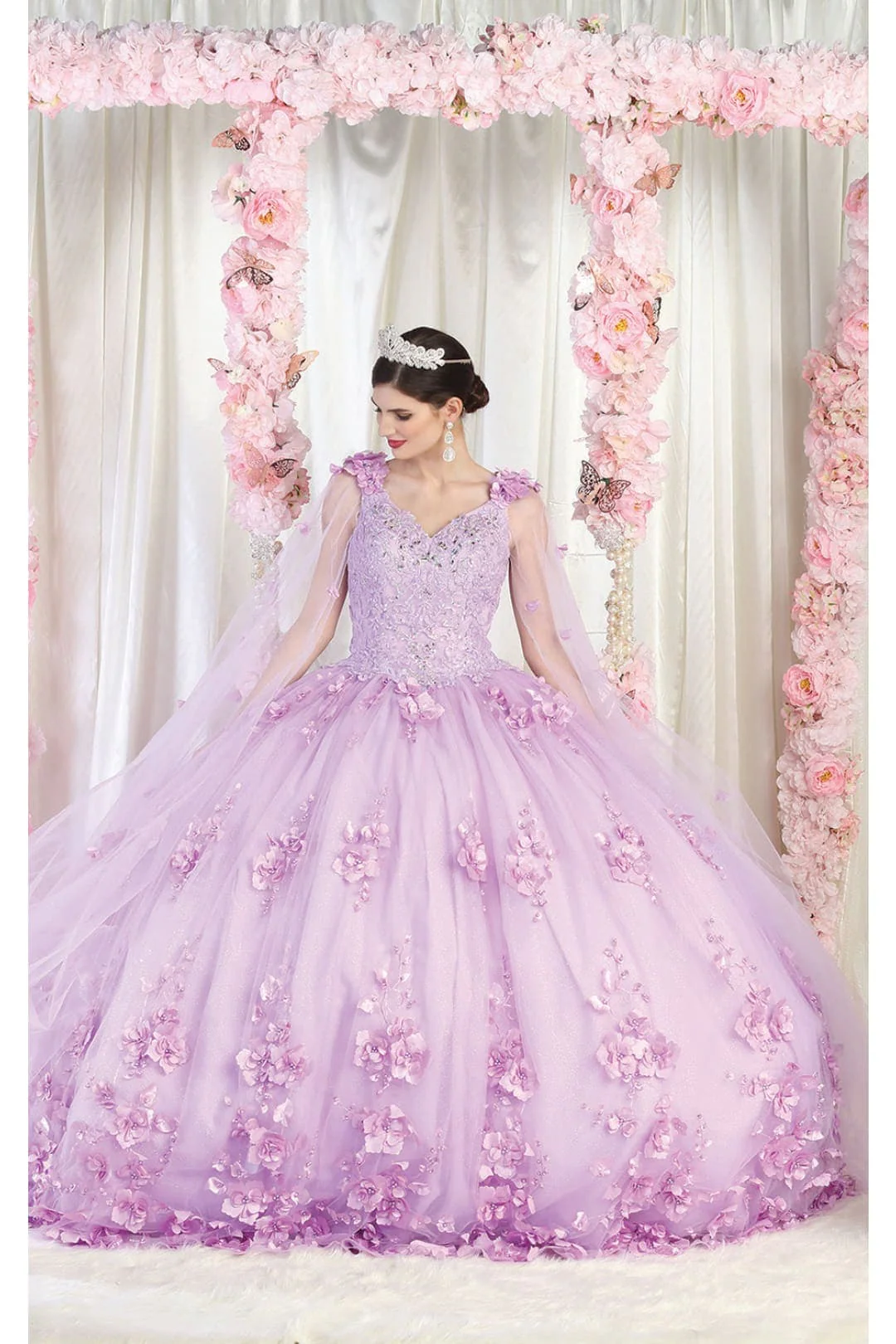 Sweet 16 Birthday Party Dress in Lilac Style LK199 Ball Gown