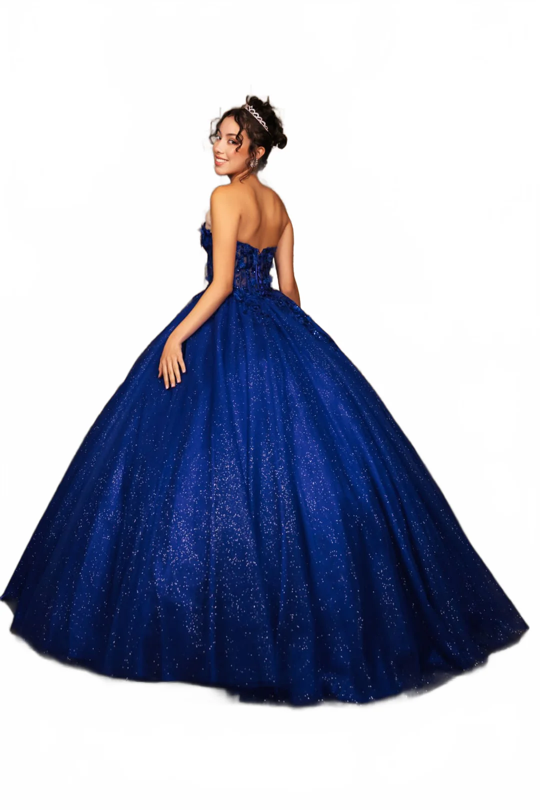 Sweet 16 Birthday Party Dress in Royal by LK243 Ball Gown - Image 4