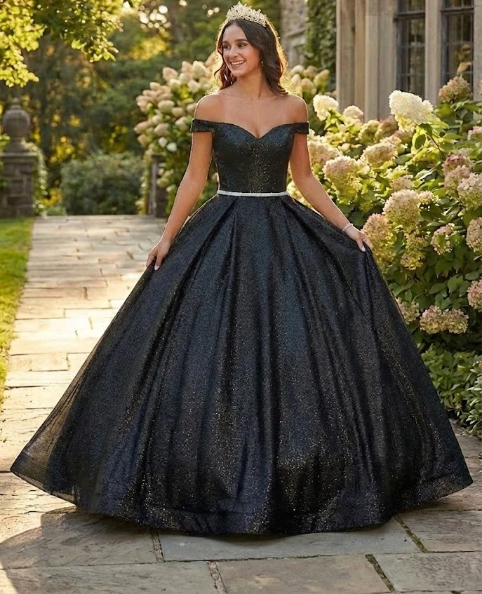 Sweet 16 Birthday Party Dress in Hunter Green Style LK176 Ball Gown - Image 2