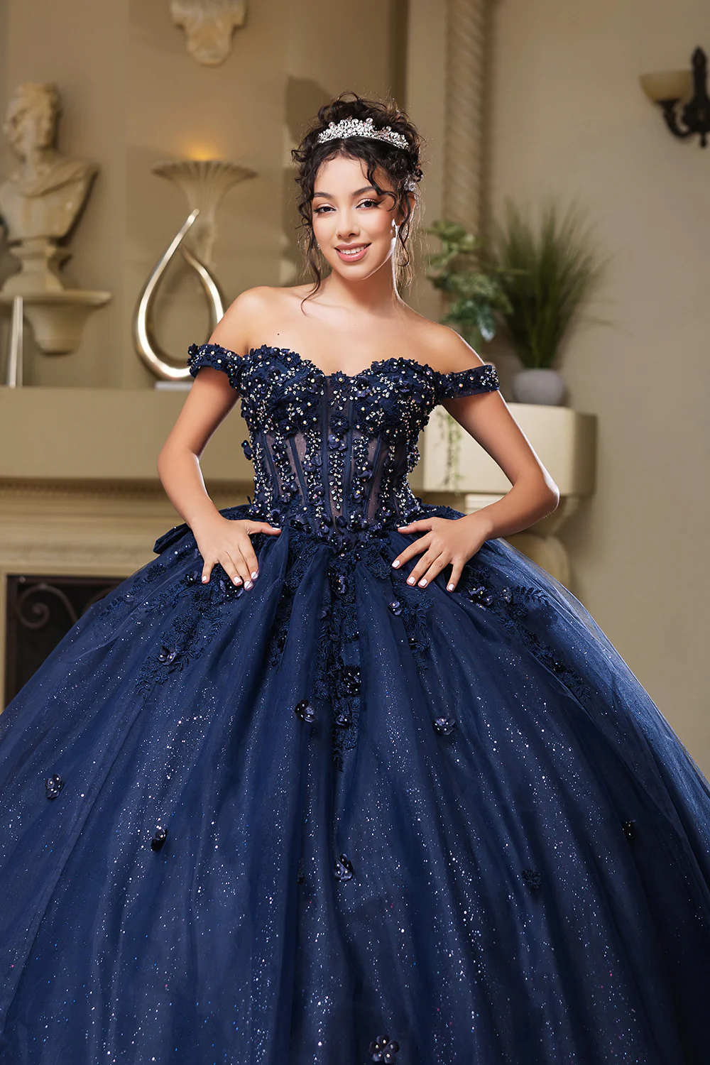 Sweet 16 Dress Off The Shoulder Embellished Ball Gown By Layla K LK278 - Image 12
