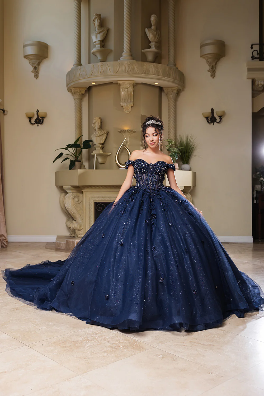 Sweet 16 Dress Off The Shoulder Embellished Ball Gown By Layla K LK278 - Image 14