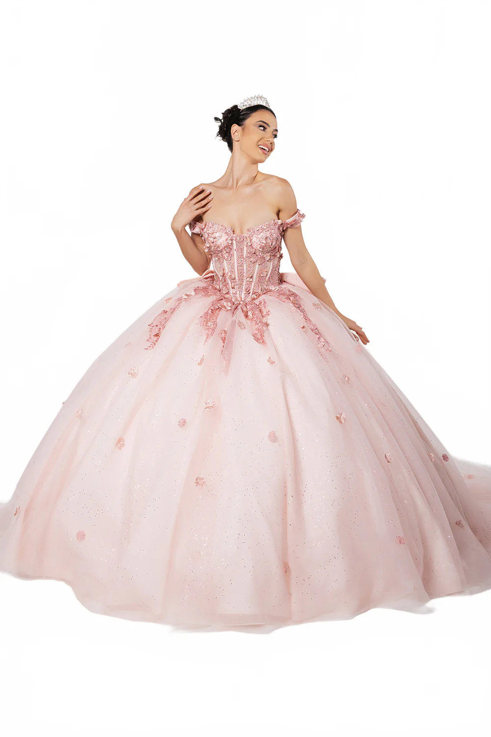 Sweet 16 Dress Off The Shoulder Embellished Ball Gown By Layla K LK278 - Image 15