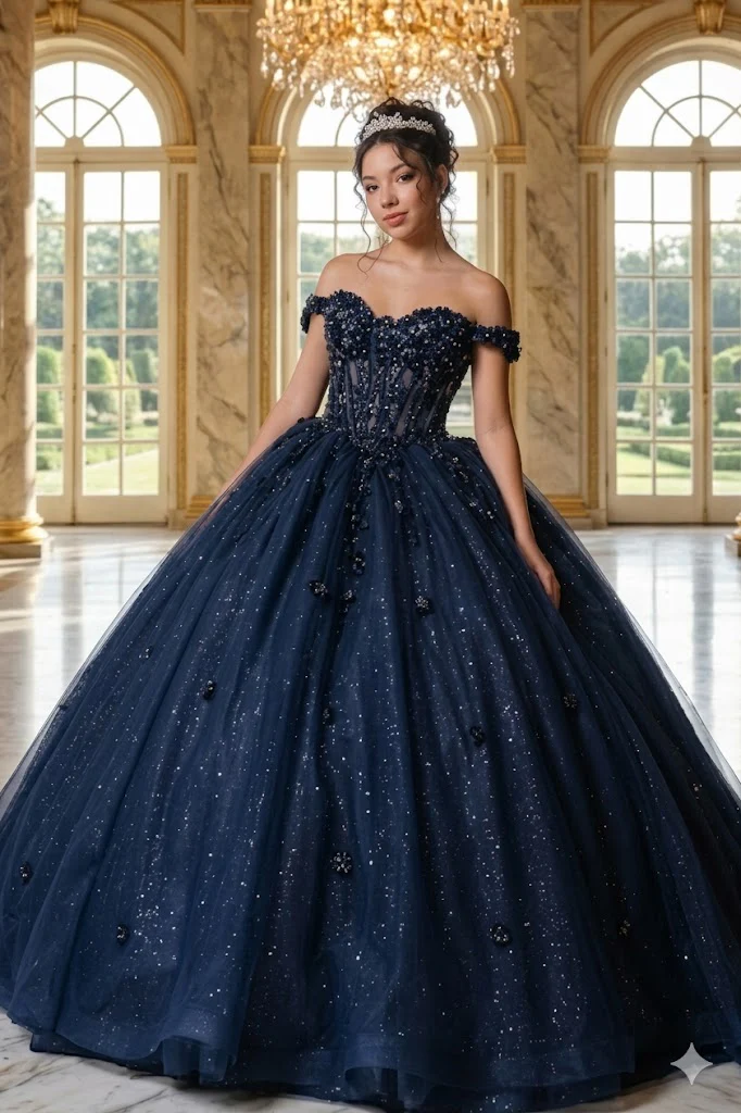 Sweet 16 Dress Off The Shoulder Embellished Ball Gown By Layla K LK278 - Image 4