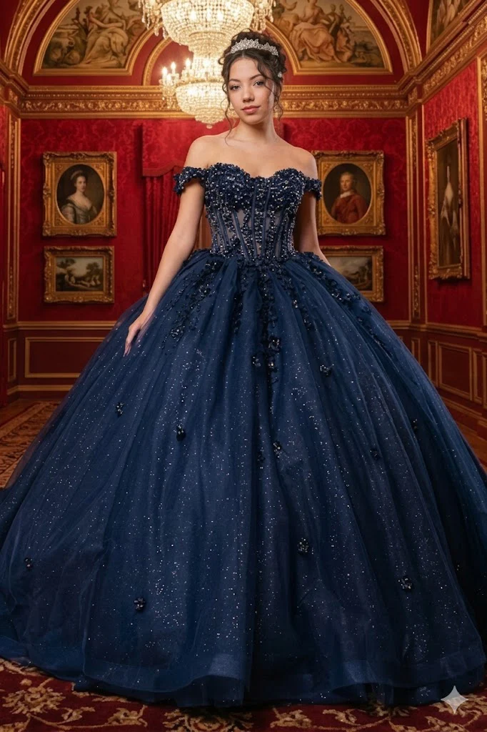 Sweet 16 Dress Off The Shoulder Embellished Ball Gown By Layla K LK278 - Image 5