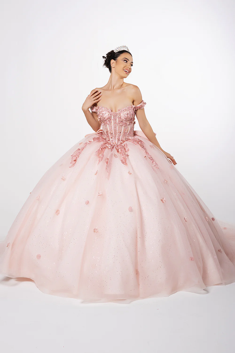 Sweet 16 Dress Off The Shoulder Embellished Ball Gown By Layla K LK278 - Image 6