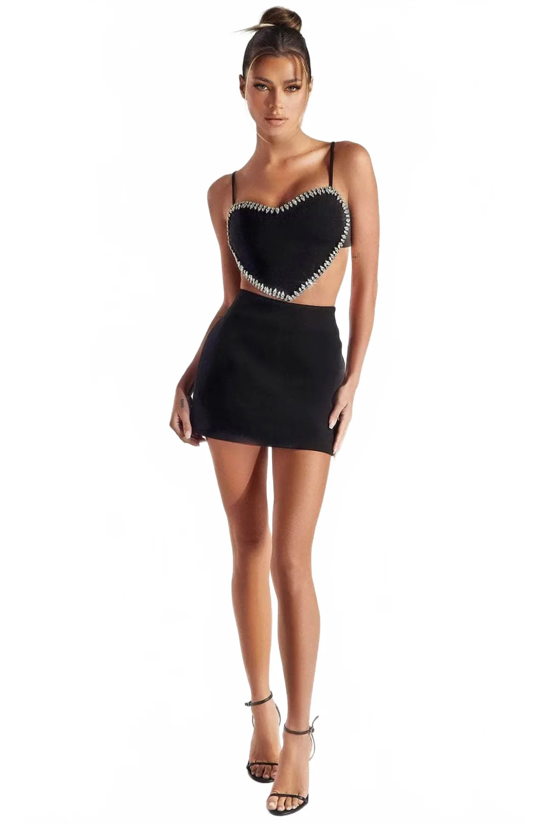Sweet Sixteen Dress for 16th Birthday Party in Black by Portia and Scarlett PS302B - Image 4