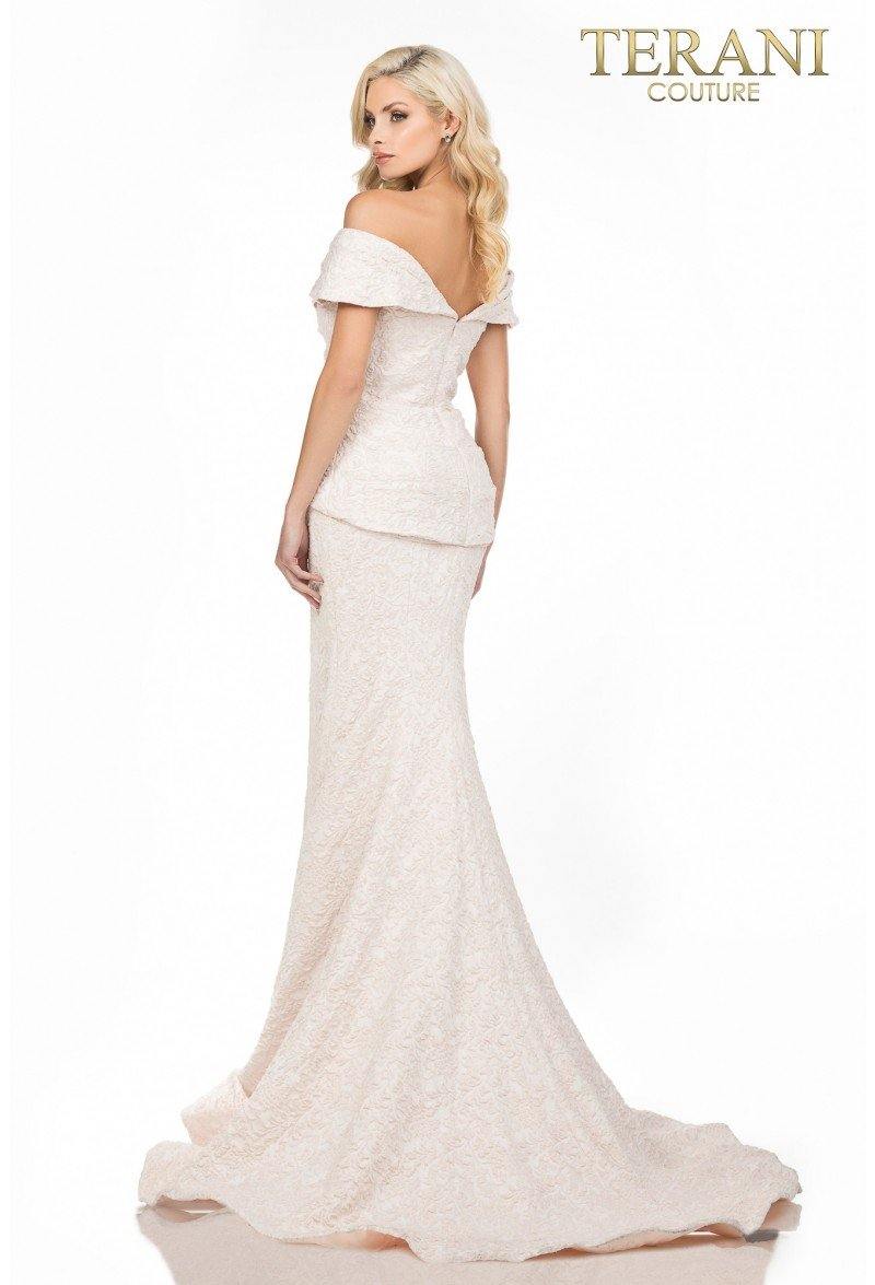Terani Couture 1812M6657 Sophisticated Evening Off-Shoulder Long Premium Dress - Image 7