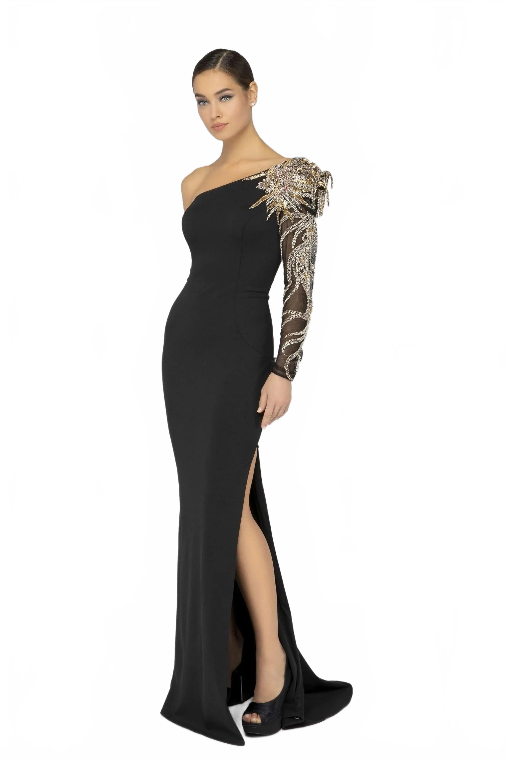 Terani Couture 1911E9094 Elegant Glamorous Sophisticated Prom Long Formal Beaded Dress - Image 5