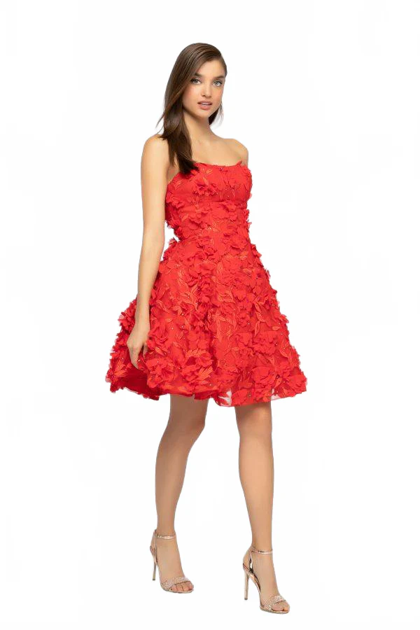 Terani Couture 1911P8057 Sophisticated Elegant Evening Strapless Premium Dress - Image 3