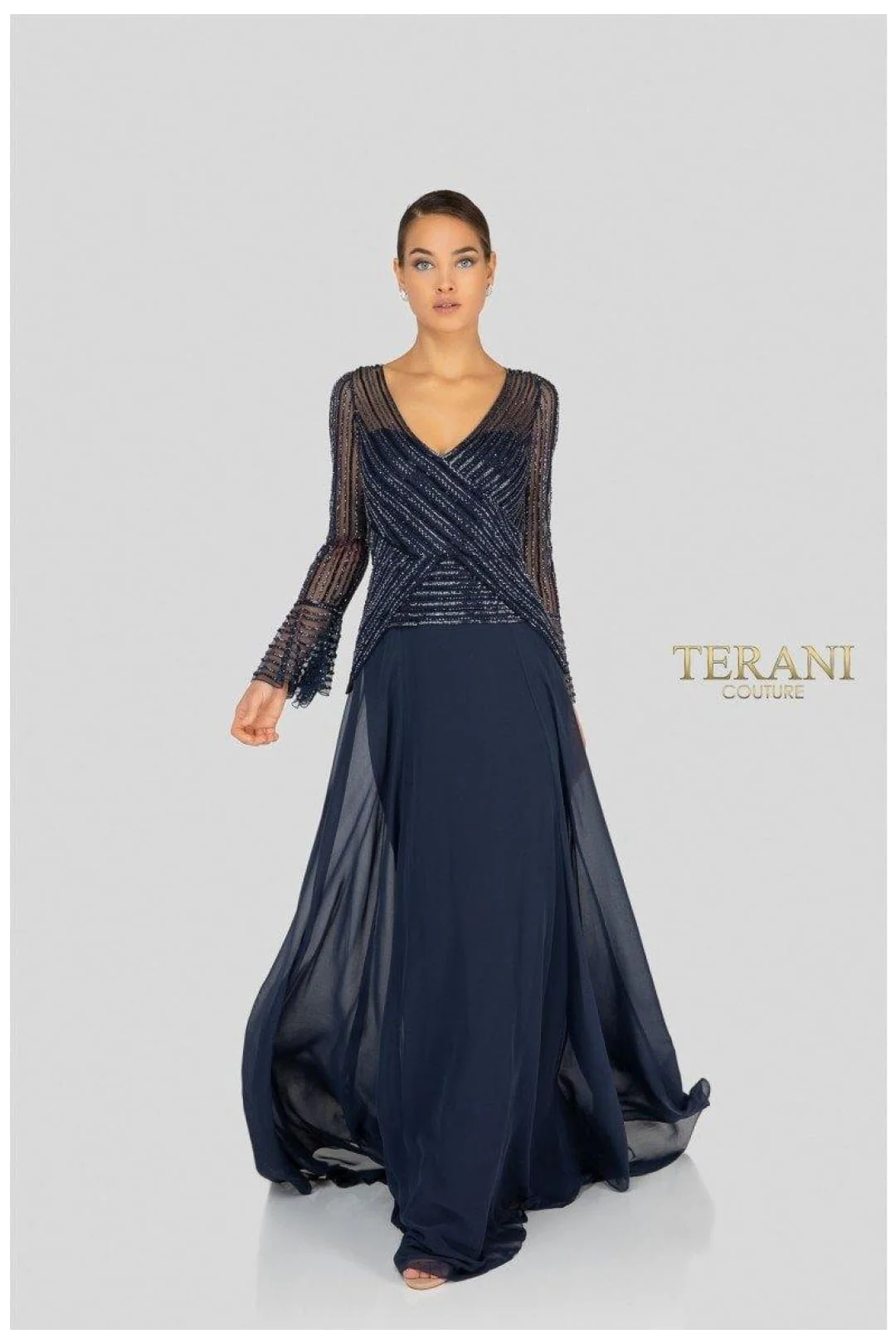 Terani Couture 1913M9403 Sophisticated Elegant Evening Premium Dress