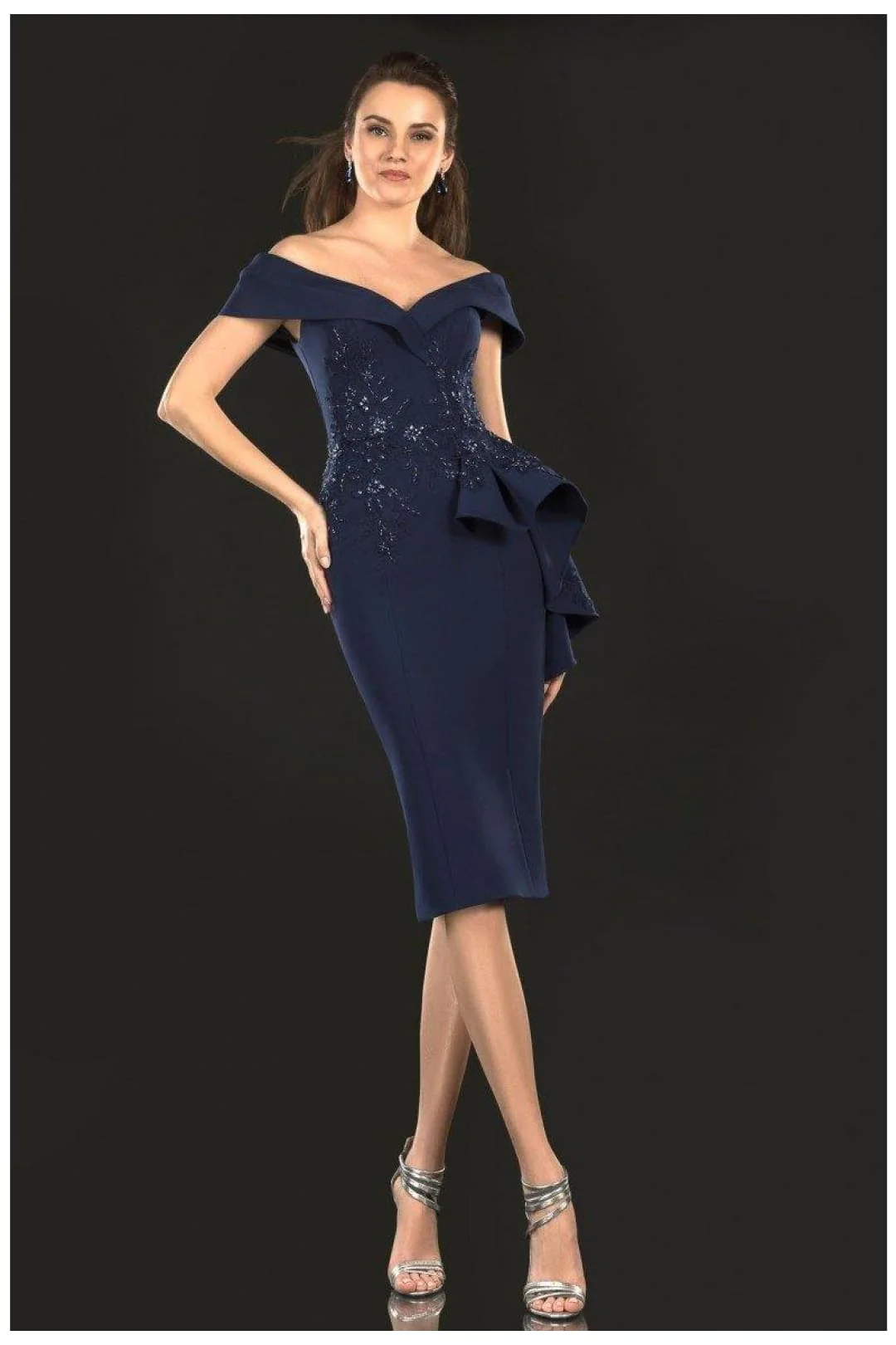 Terani Couture 2021C2625 Mother of the Bride Wedding Short Formal Premium Dress - Image 3