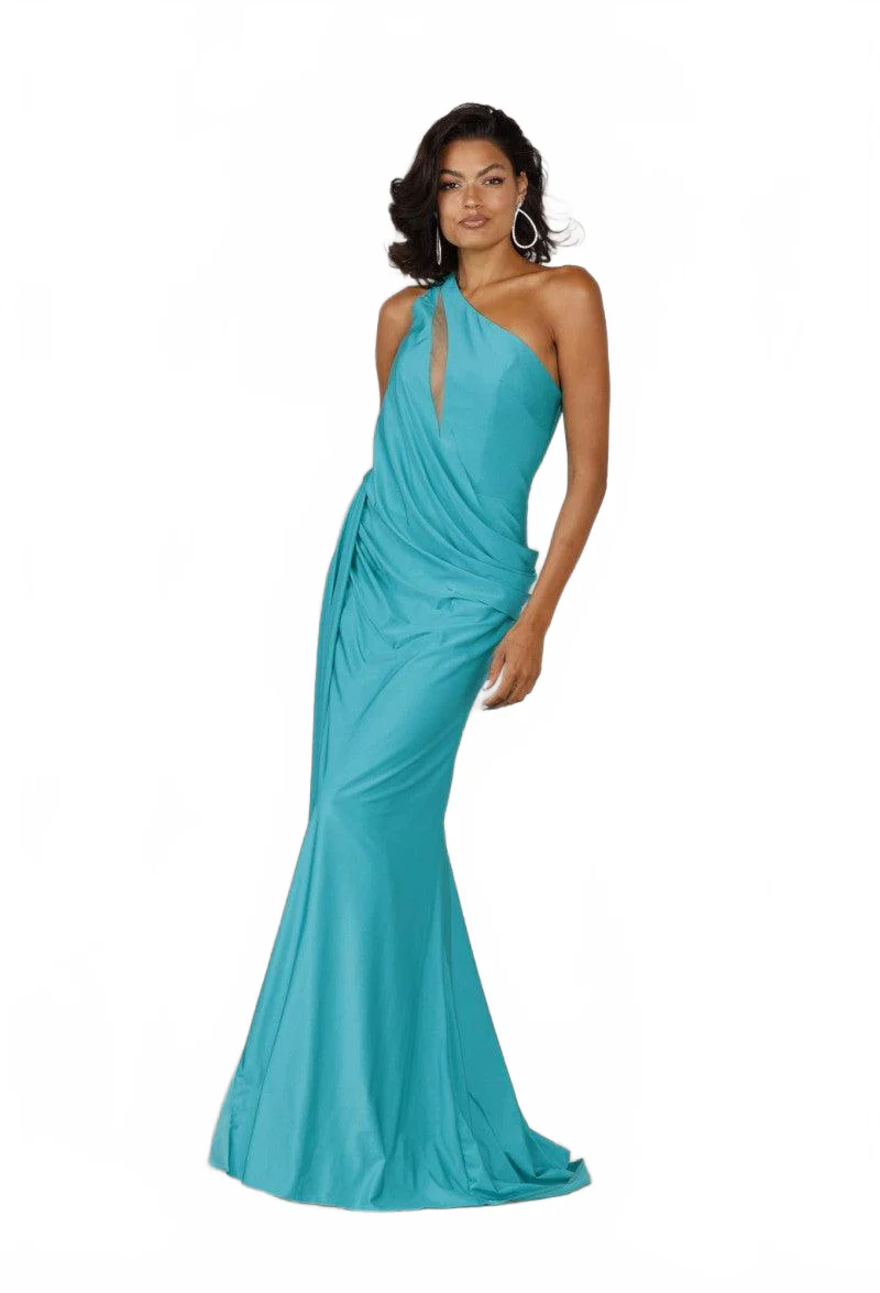 Terani Couture 2111P4031 Sophisticated Formal One-Shoulder Evening Premium Dress - Image 3