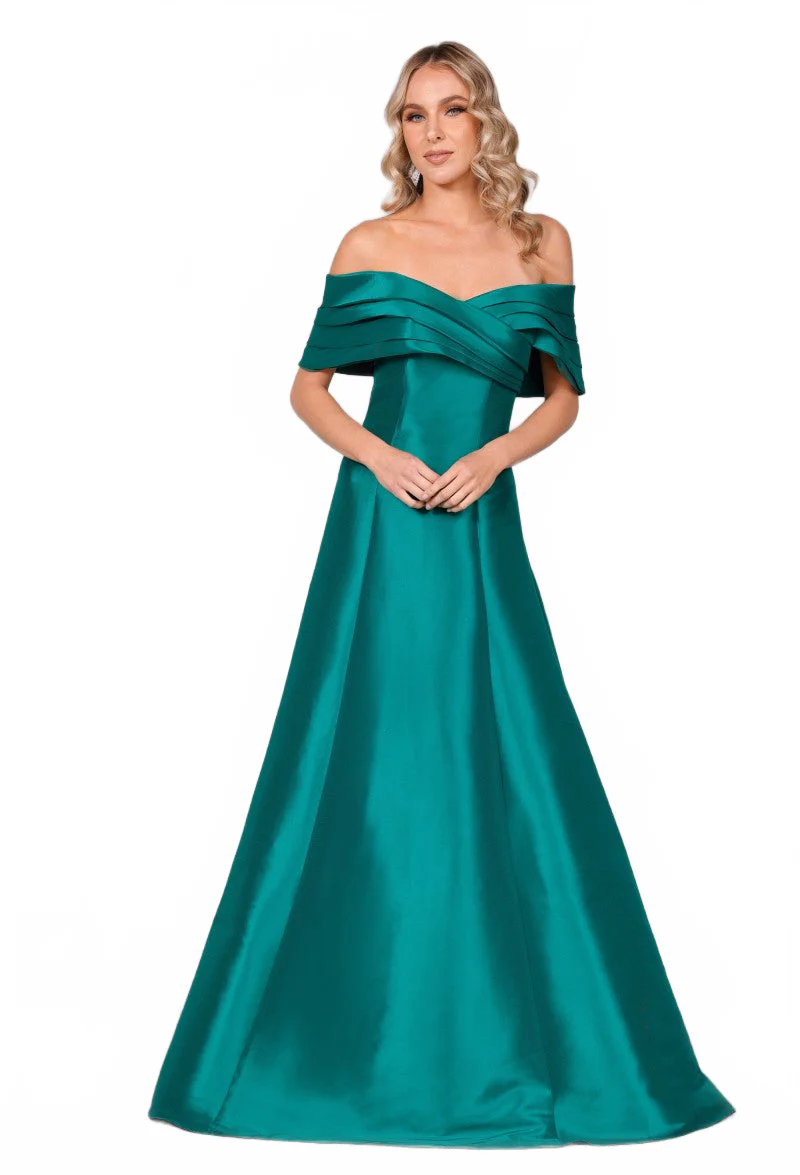 Terani Couture 2112M5404 Sophisticated Formal Off-Shoulder A-Line Premium Dress - Image 8