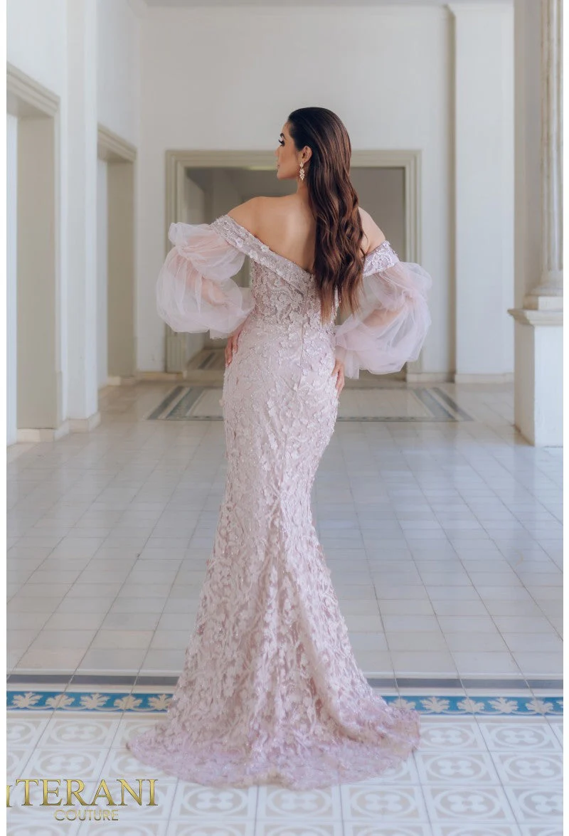Terani Couture 231E0515 Elegant Glamorous Sophisticated Evening Prom Beaded Dress - Image 2