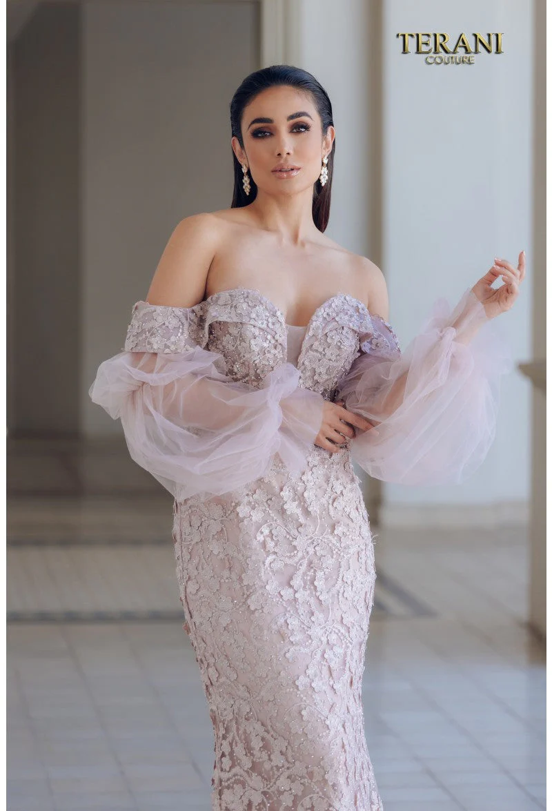 Terani Couture 231E0515 Elegant Glamorous Sophisticated Evening Prom Beaded Dress - Image 3