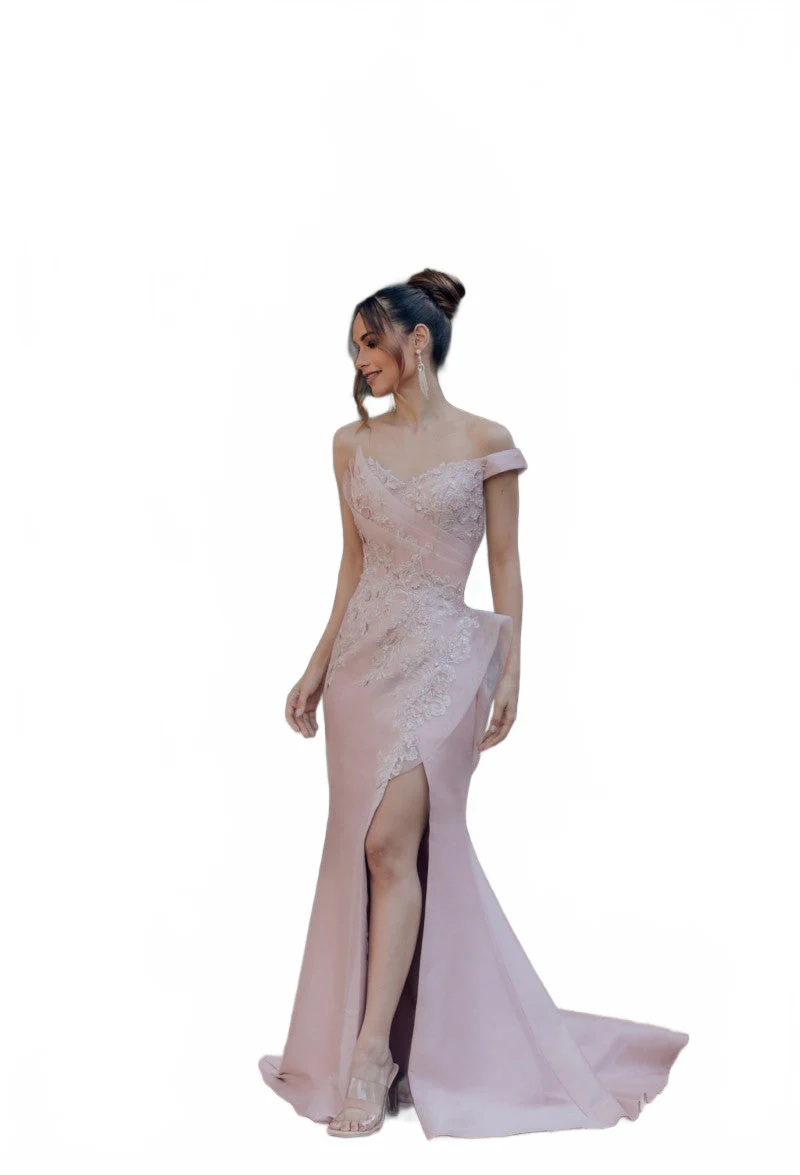 Terani Couture 232E1237 Formal Prom Asymmetrical Beaded Evening Premium Dress - Image 5