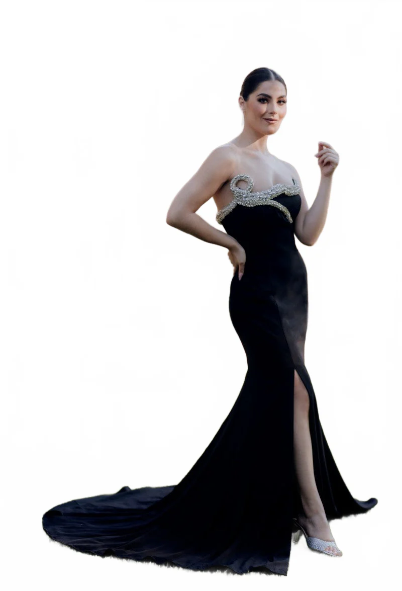 Terani Couture 232E1296 Sophisticated Formal Prom Mermaid Long Evening Beaded Dress - Image 5
