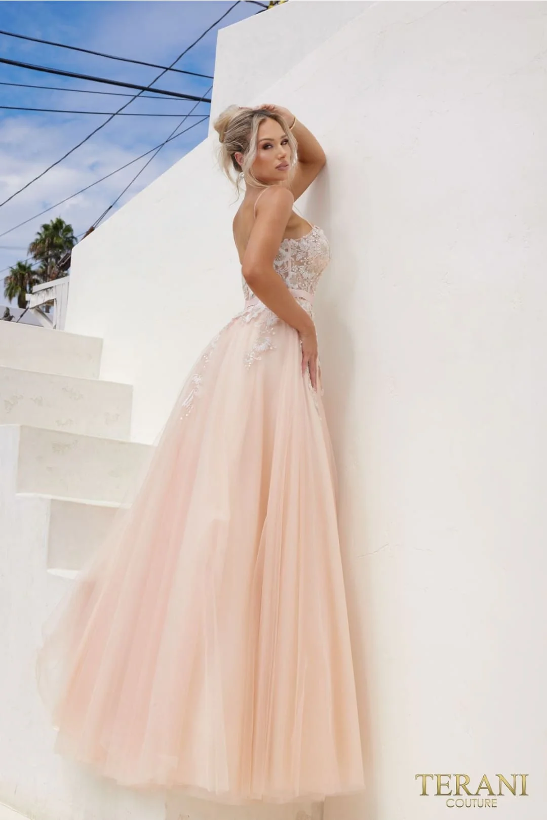 Terani Couture 241P2025 Elegant Prom Evening A-Line Long Formal Premium Dress - Image 2
