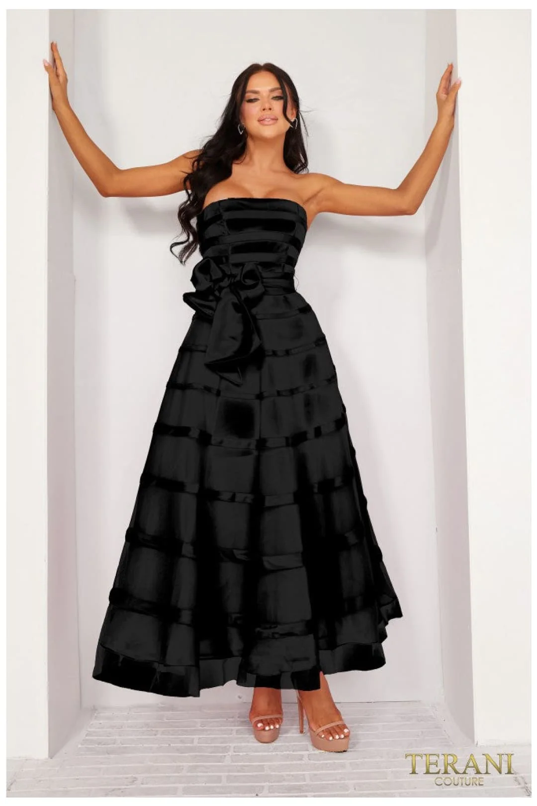 Terani Couture 241P2044 Glamorous Prom Homecoming A-Line Evening Premium Dress
