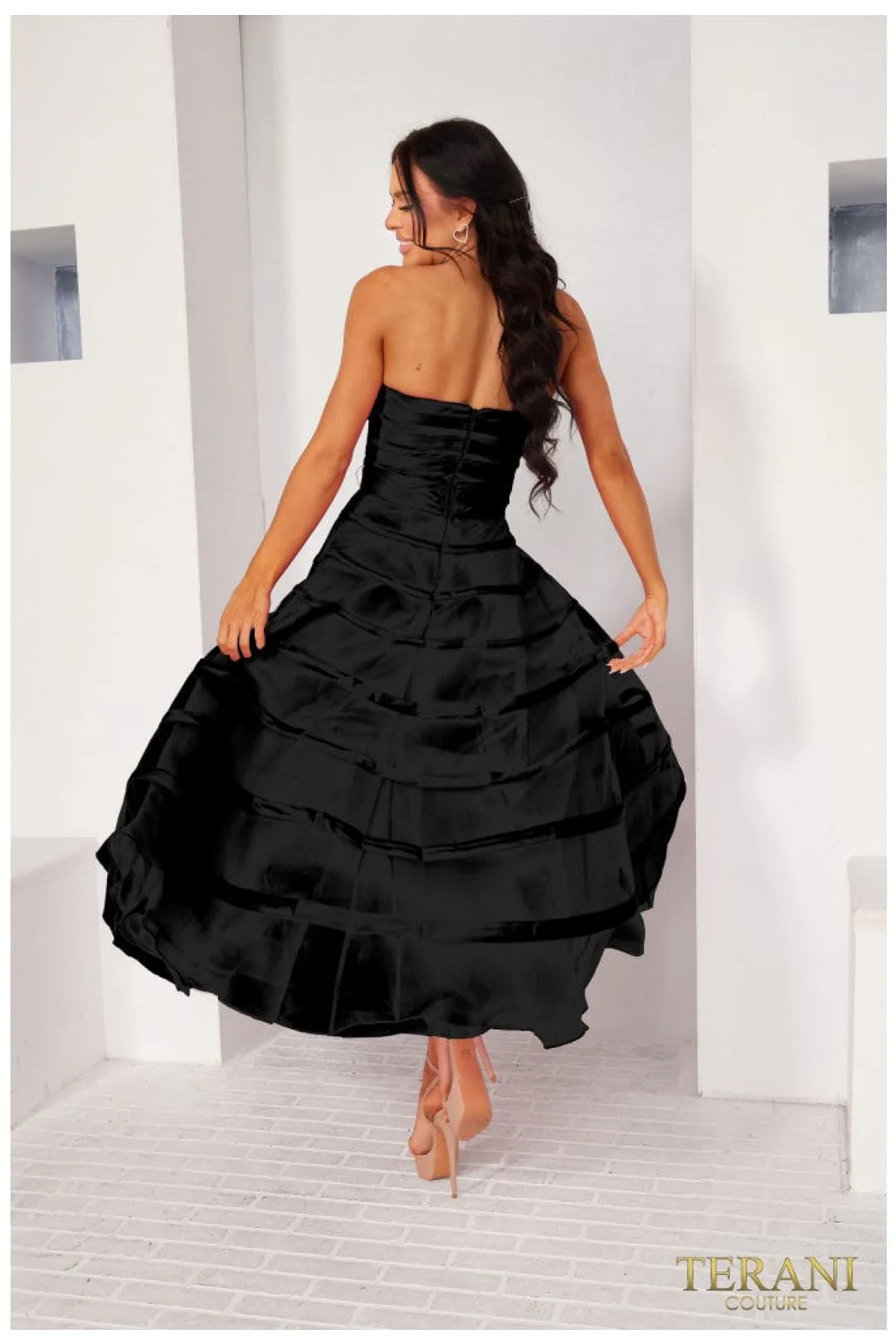 Terani Couture 241P2044 Glamorous Prom Homecoming A-Line Evening Premium Dress - Image 2