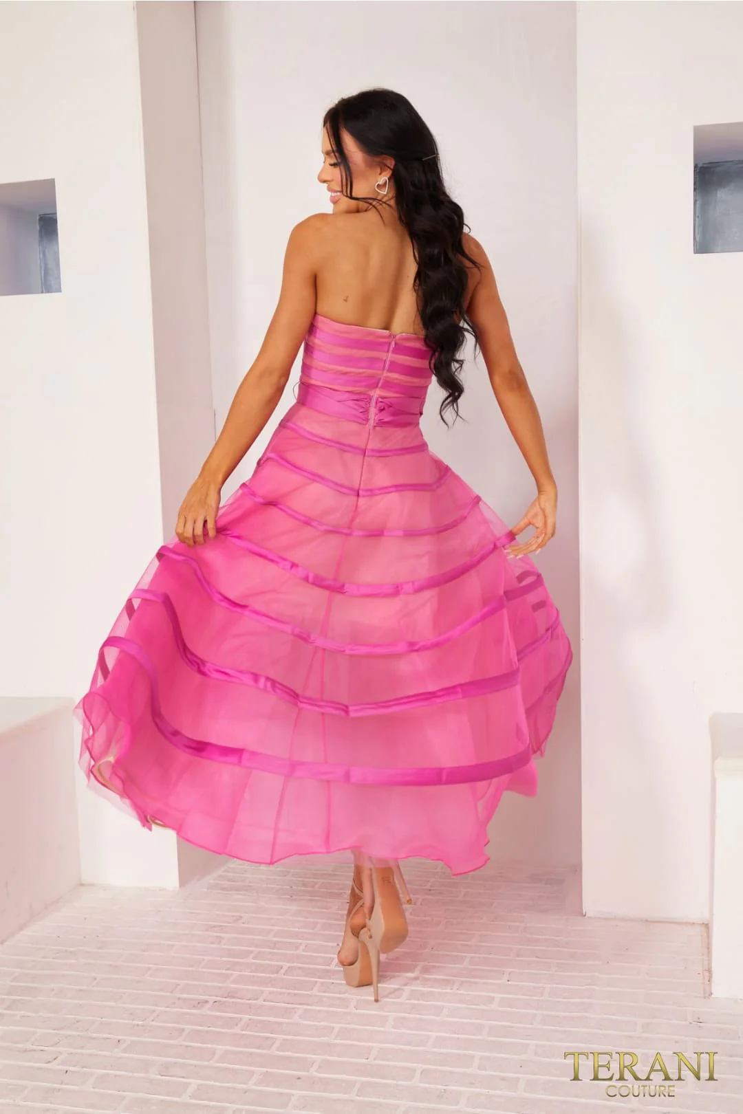 Terani Couture 241P2044 Glamorous Prom Homecoming A-Line Evening Premium Dress - Image 4