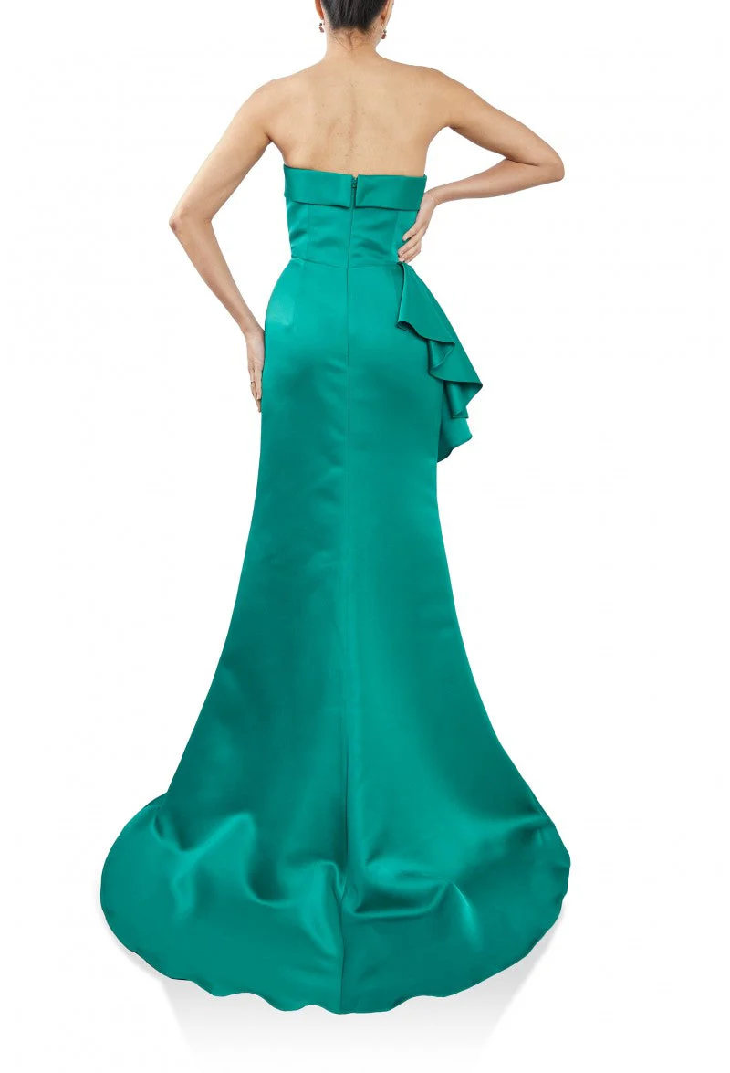 Terani Couture 242E3195 Sophisticated Prom Red Carpet Mermaid Long Formal Lace Dress - Image 2