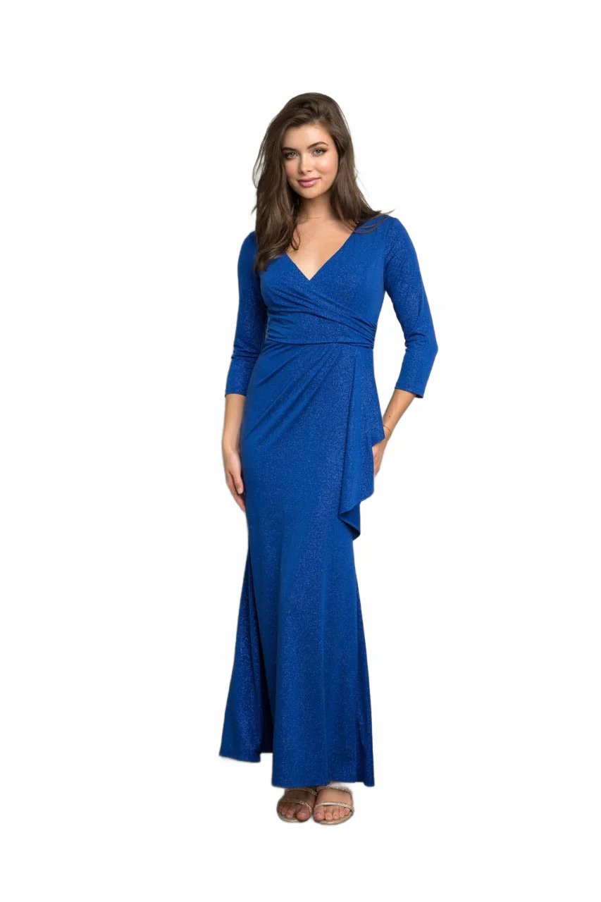 V-Neck 3/4 Sleeve MOB Formal Dress - Image 17