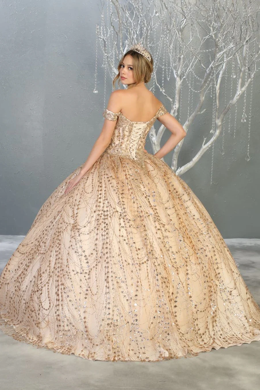 Layla K LK153 Corset Back Embellished Quinceanera Formal Ball Gown - Image 14