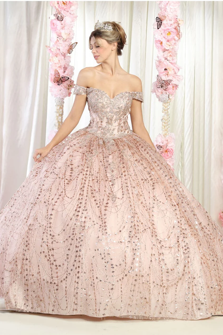 Layla K LK153 Corset Back Embellished Quinceanera Formal Ball Gown - Image 18