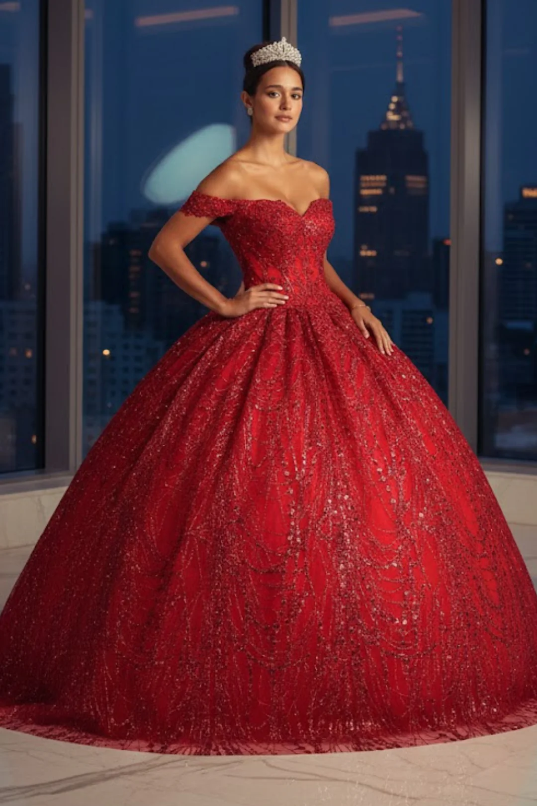 Layla K LK153 Corset Back Embellished Quinceanera Formal Ball Gown - Image 8