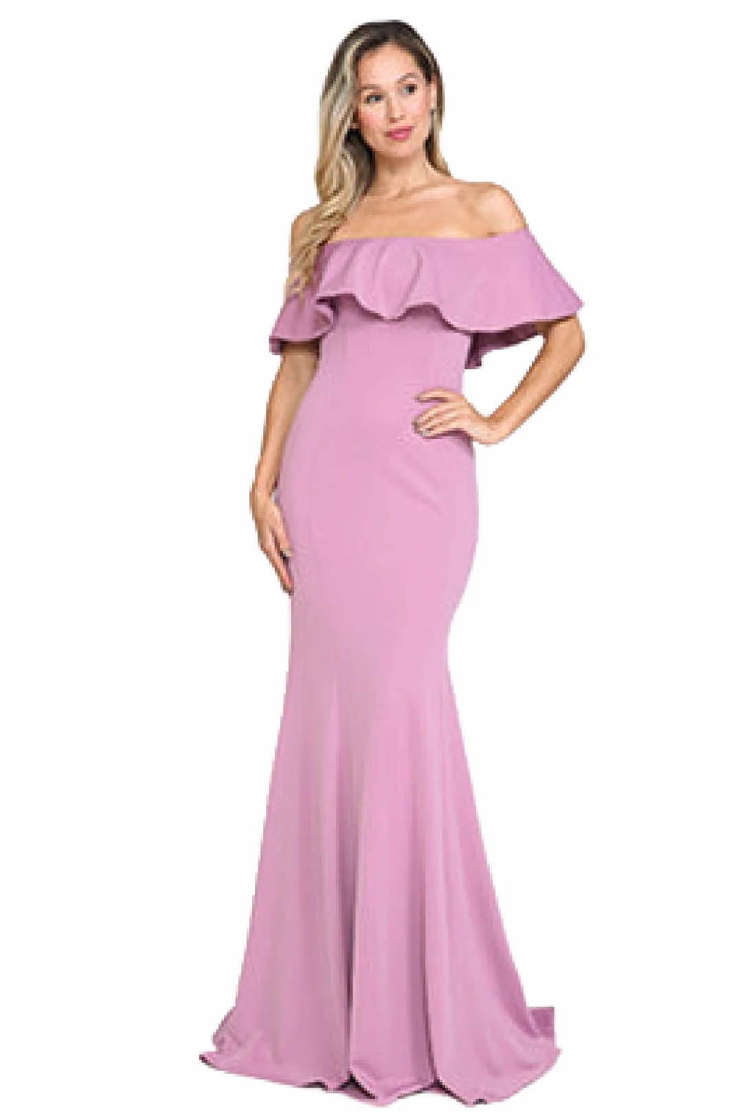 Vintage Dress Style Retro Outfit in Violet By POLY USA 8146 - Image 4
