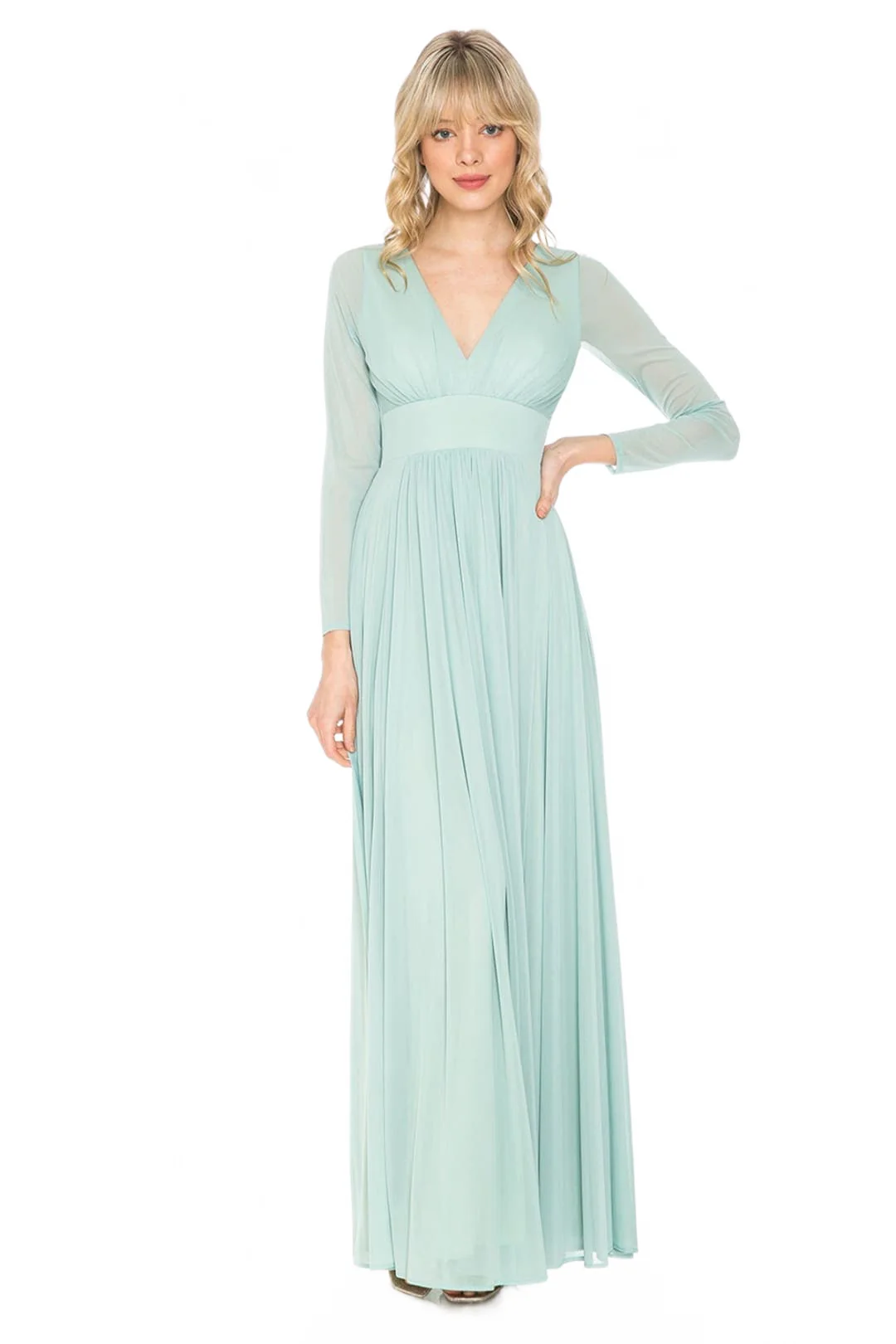 Wholesale Mother of the Bride Dresses 5234 in Sage - Image 14