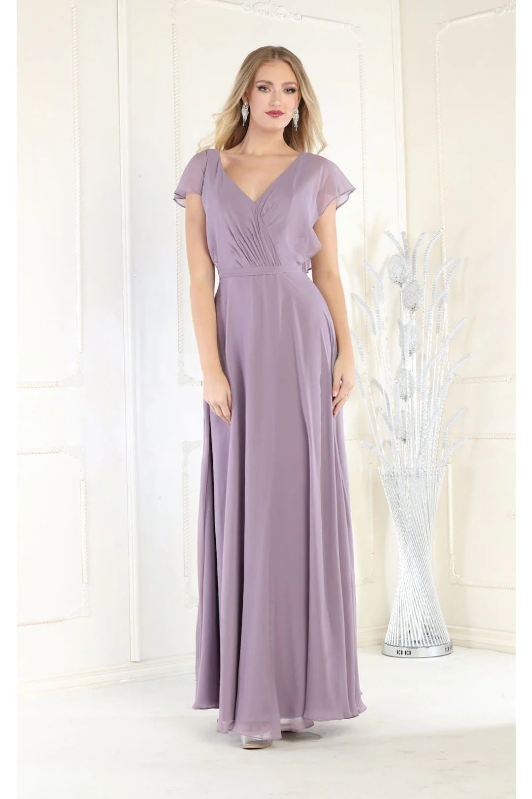 Wholesale Mother of the Bride Dresses MQ1917 in Mauve