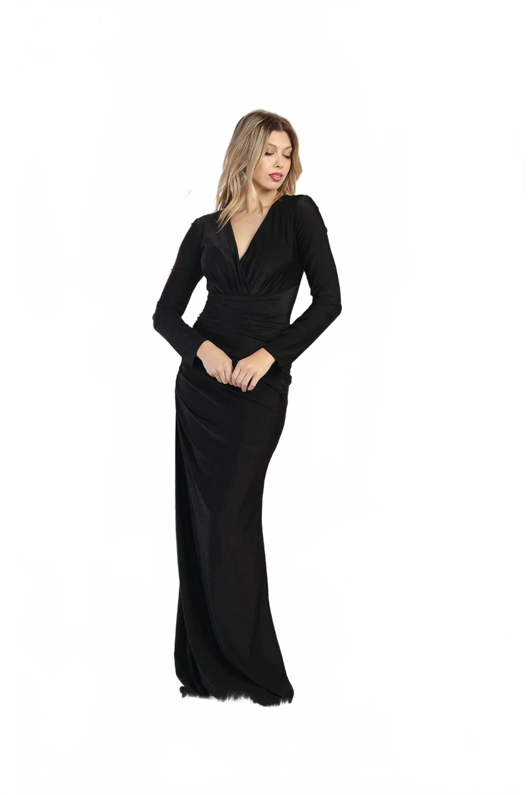 Wholesale Mother of the Bride Dresses MQ1993 in Black - Image 3