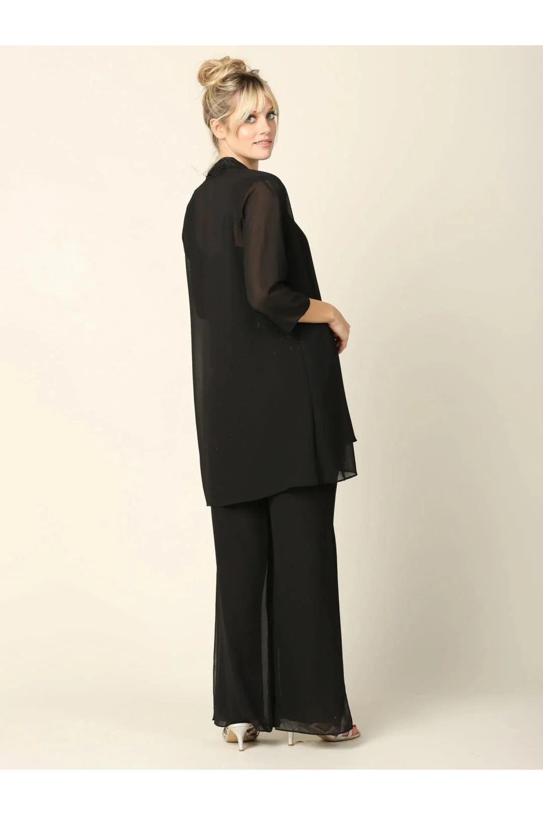 Eva USA 3383 Mother of the Bride Formal Jacket Pant Suit - Image 15